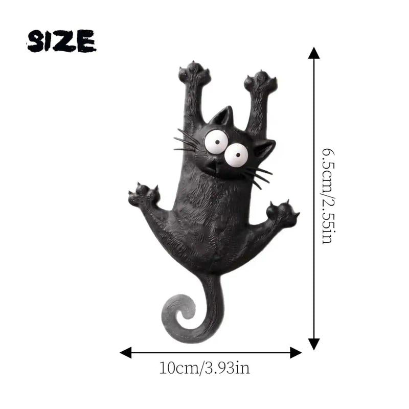 “Hang in There” Magnetic Cat Luggage & Bag Charm