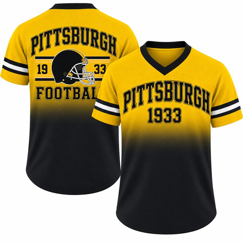 Unisex Game Day Gradient V-Neck Mesh Jersey