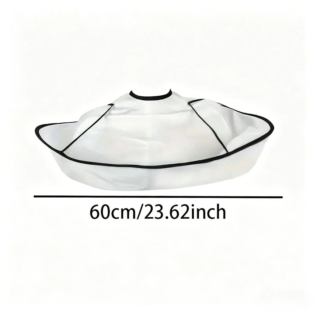 Waterproof Haircut Cape with Built-In Hair Catcher