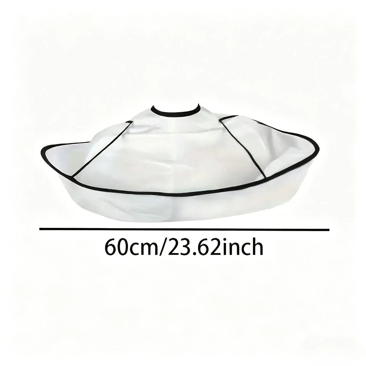 Waterproof Haircut Cape with Built-In Hair Catcher