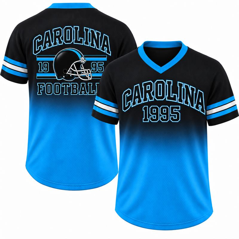 Unisex Game Day Gradient V-Neck Mesh Jersey