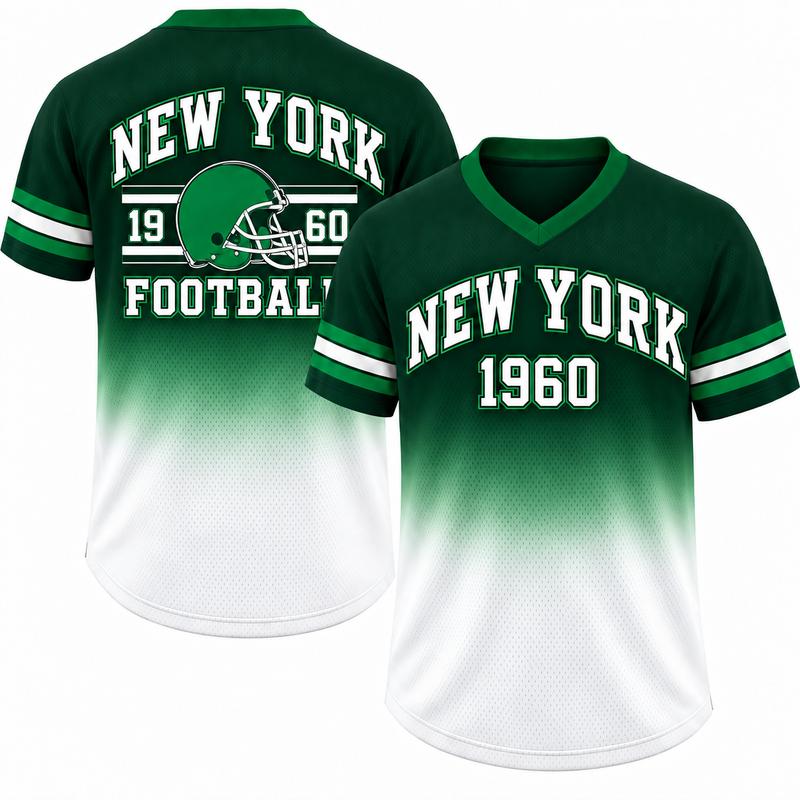 Unisex Game Day Gradient V-Neck Mesh Jersey