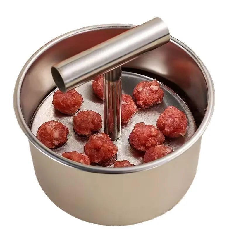 Upgrade 6/12 Ball Manual Meatball Maker Tool, Stainless Steel Meatball Making Mold, Home Cooking Tools for Kitchen