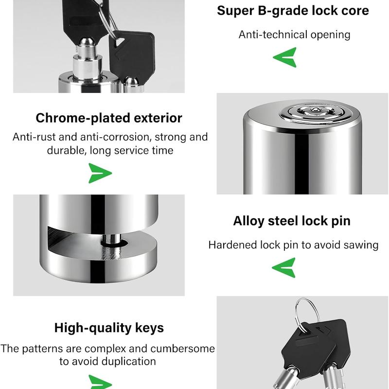Alloy Steel Motorcycle Disc Brake Lock with 2 Keys