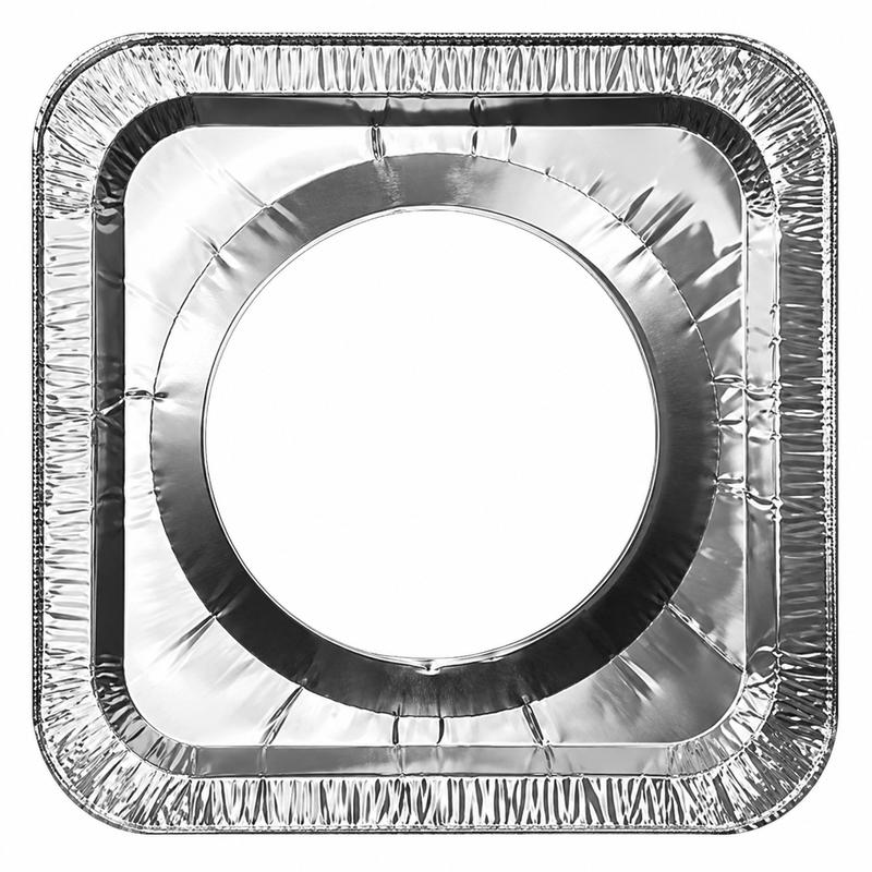 10-Pack Disposable Aluminum Foil Gas Stove Burner Liners