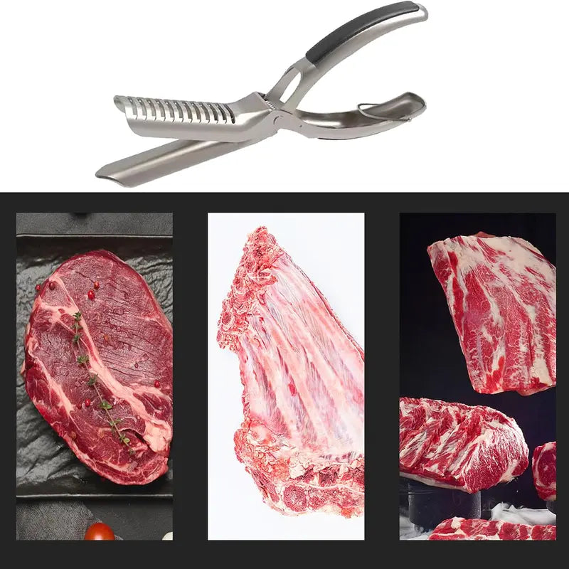 Stainless Steel BBQ Rib Membrane Remover