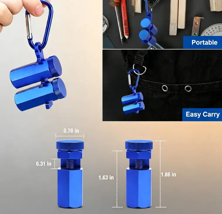 Framing Square Stair Gauges with Storage Holder