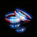 USA Flag LED Light-Up Bracelets
