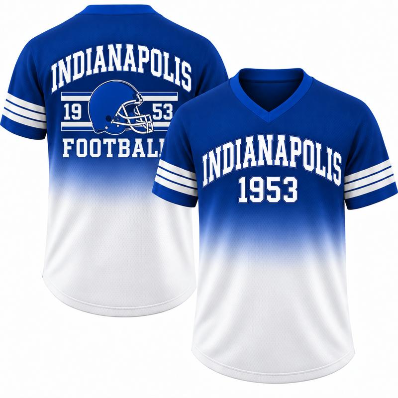 Unisex Game Day Gradient V-Neck Mesh Jersey