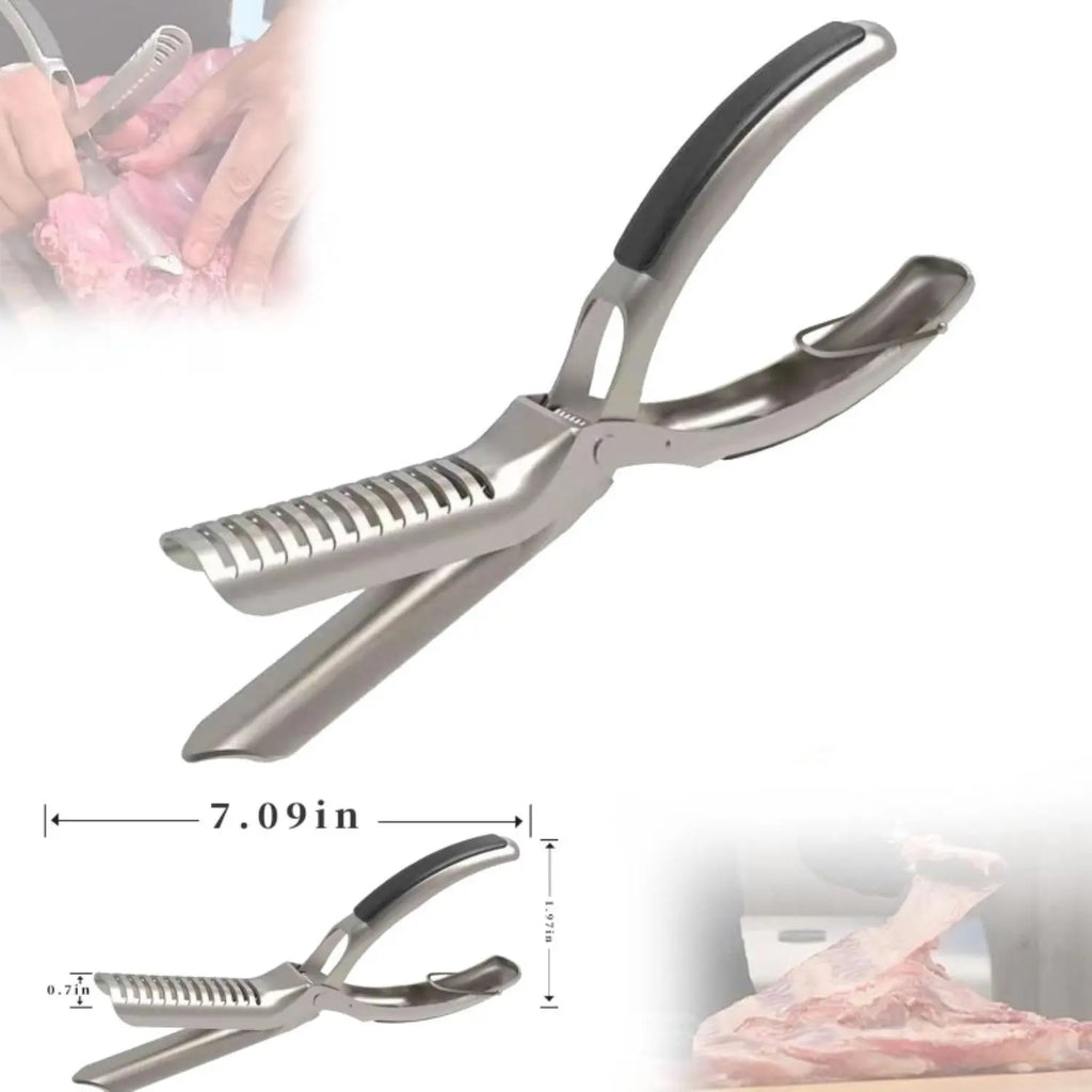 Stainless Steel BBQ Rib Membrane Remover