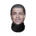 Breathable Full-Face Elastic Mesh Mask, Funny Stretch Face Cover for Motorcycle Rides, Stadiums & Parties