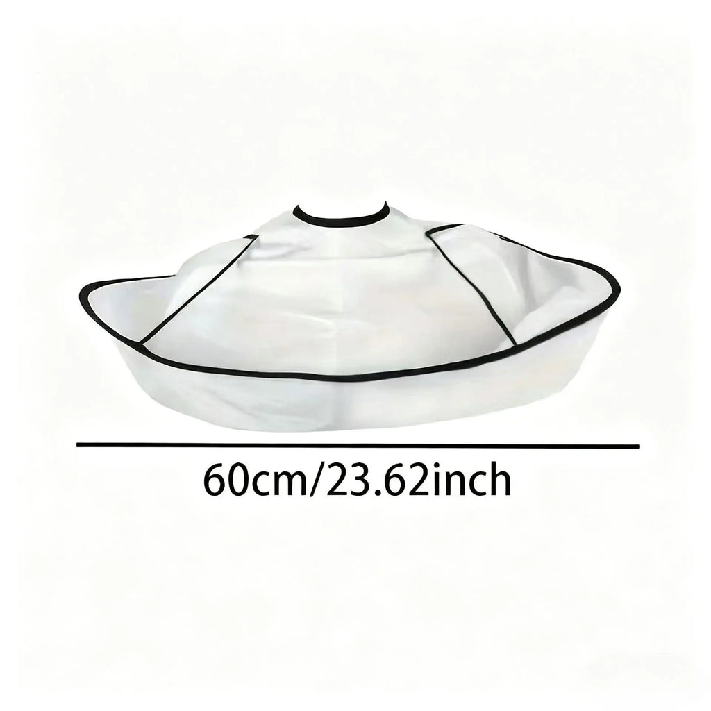 Waterproof Haircut Cape with Built-In Hair Catcher