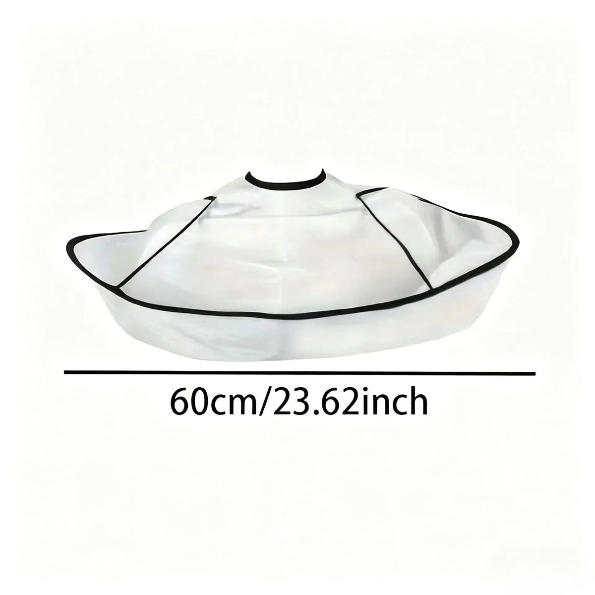 Waterproof Haircut Cape with Built-In Hair Catcher