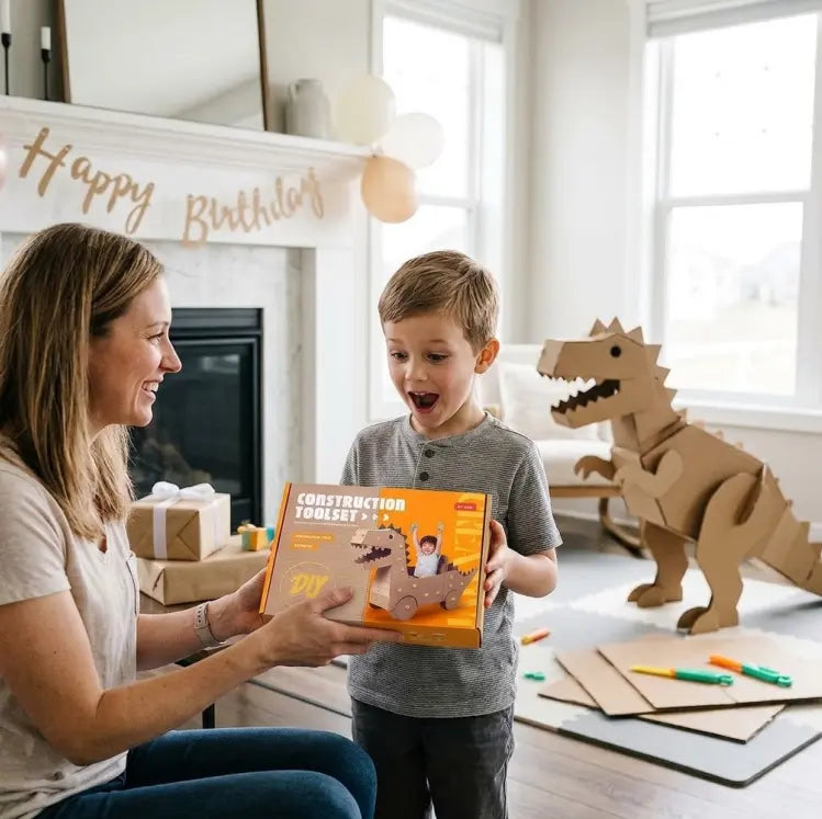 Kids’ Cardboard Construction & STEM Craft Tool Kit