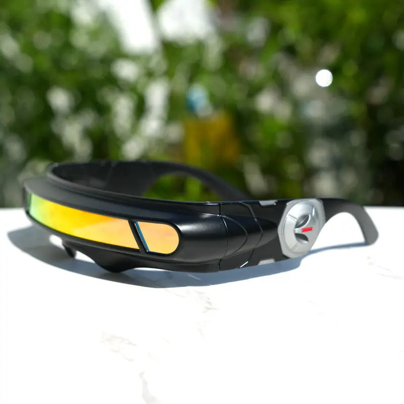 X-Energy Sunglasses Future Hero Visor Cyberpunk Eyewear Props, Party Cosplay Festival Comic Game Lens