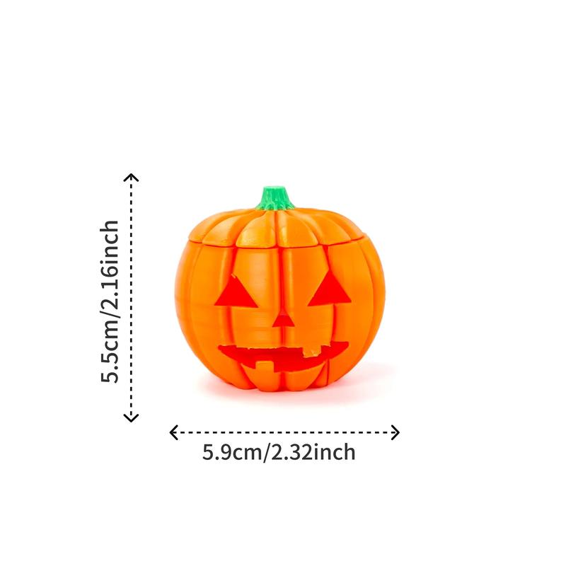 3D-Printed Flip-Top Ghost Pumpkin Halloween Ornament
