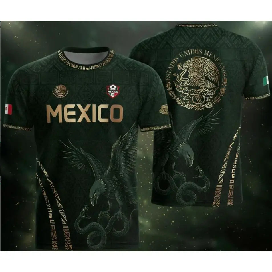 USA & Mexico Dual Heritage Split Soccer Jersey