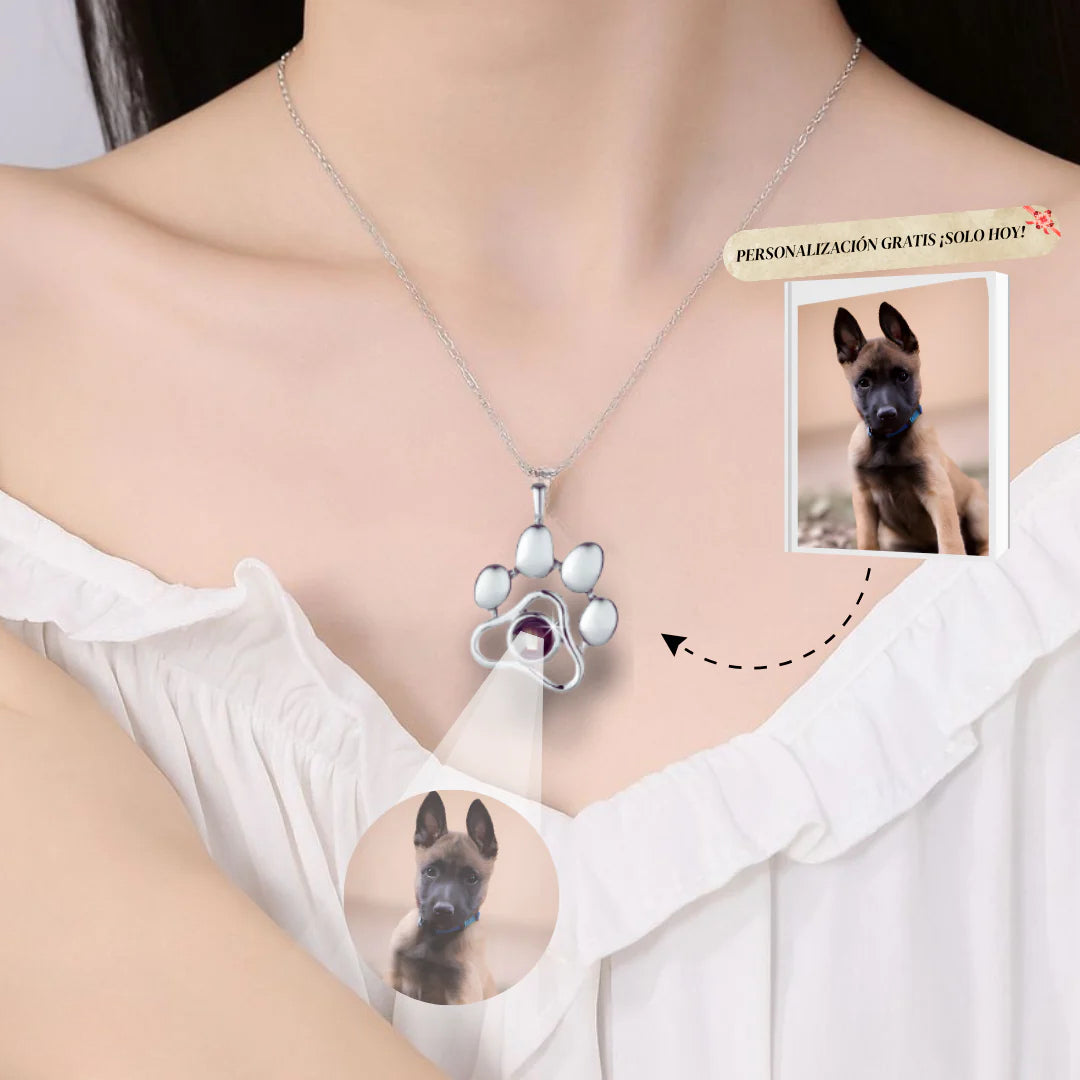 Memory Footprint Necklace