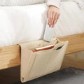 5-Pocket Felt Bedside Caddy – Beige
