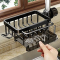Detachable Stainless Steel Over-Faucet Sink Organizer with Drip Tray