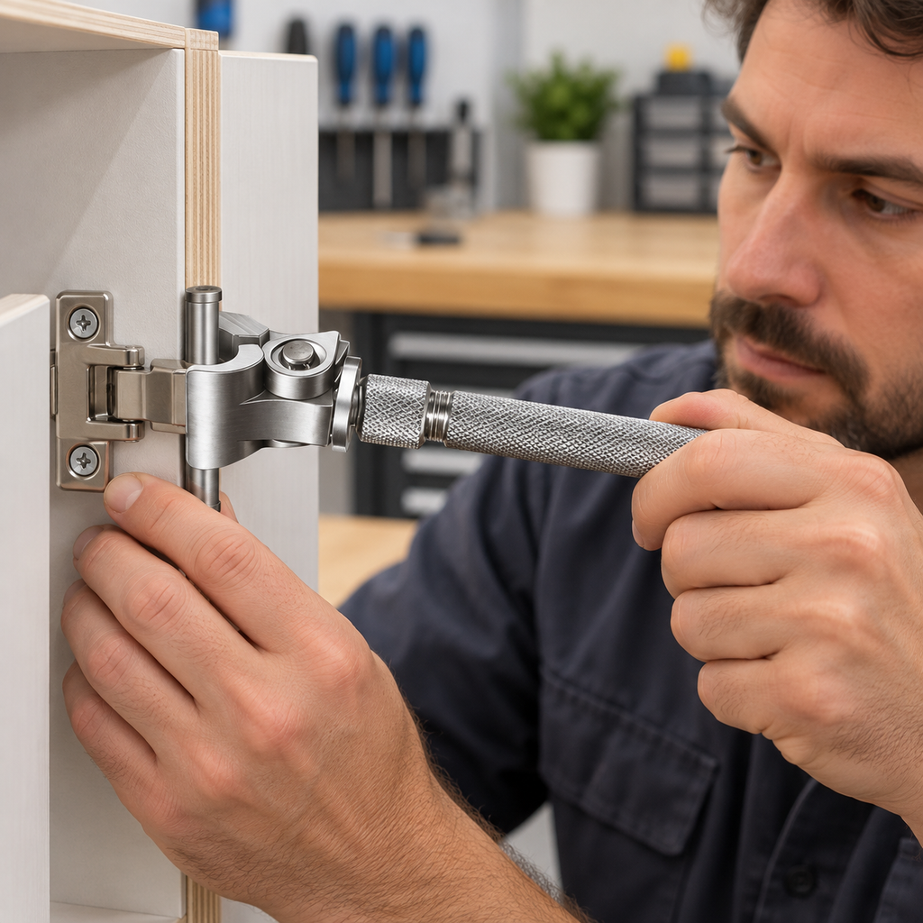 GJANSH Adjustable Steel Door Hinge Alignment Wrench
